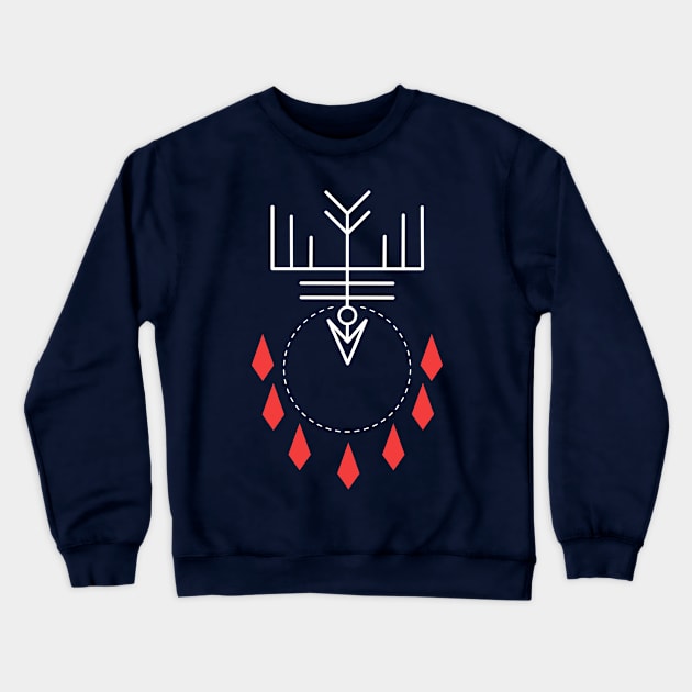 Digital illustration of the Holy Spirit symbol Crewneck Sweatshirt by bernardojbp